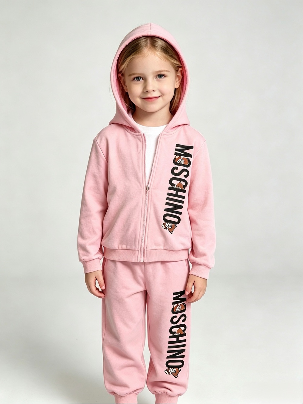 Moschino kids hoodie and sweatpant set